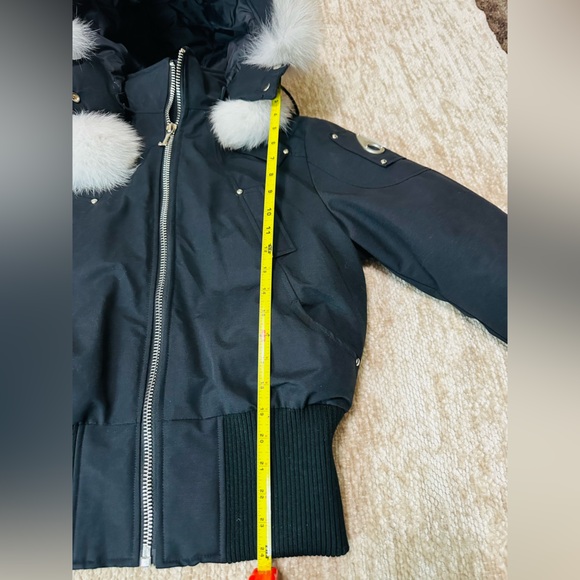 women Puffer Jacket with High Collar and Ribbed Cuffs - Picture 13 of 17